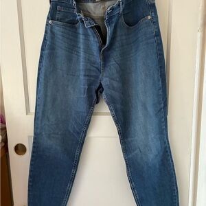 O Everlane Straight Denim Ankle Jeans - Blue
